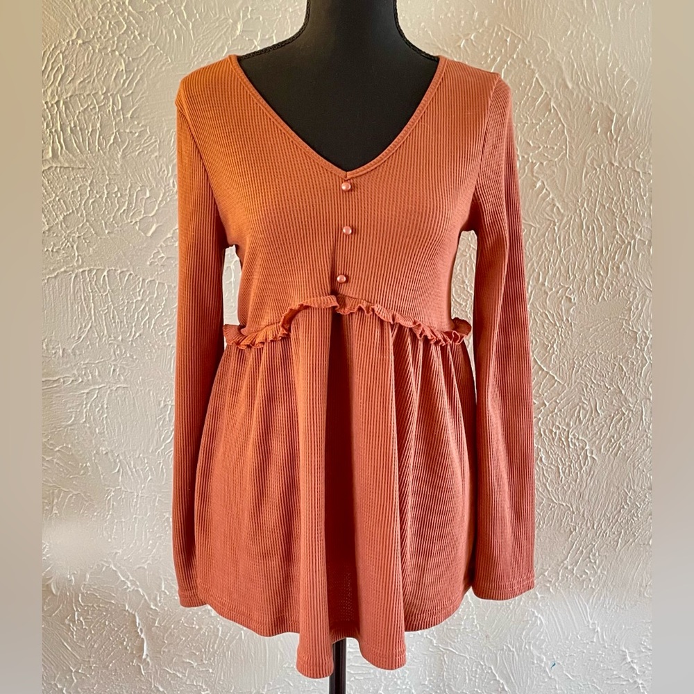 🍁Waffle Knit Tunic🍁~small